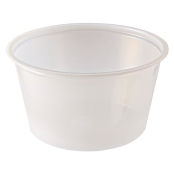 Portion Cups, 2 Oz, Plastic, Clear, 250/Sleeve, 10 Sleeves/Carton