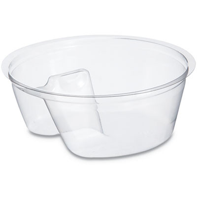 Single Compartment Cup Insert, 3.5 Oz, Plastic, Clear, 1,000/Carton
