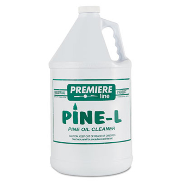 Premier Pine L Cleaner/Deodorizer, Pine Oil, 1 Gal Bottle, 4/Carton