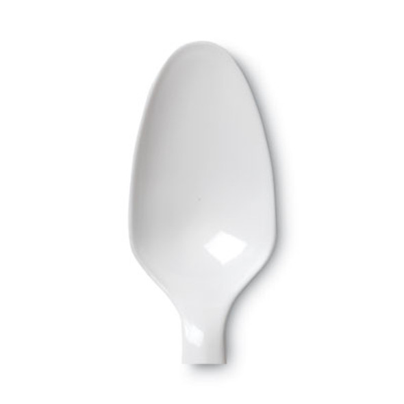 Plastic Cutlery, Mediumweight Spoon, White, 1,000/Carton