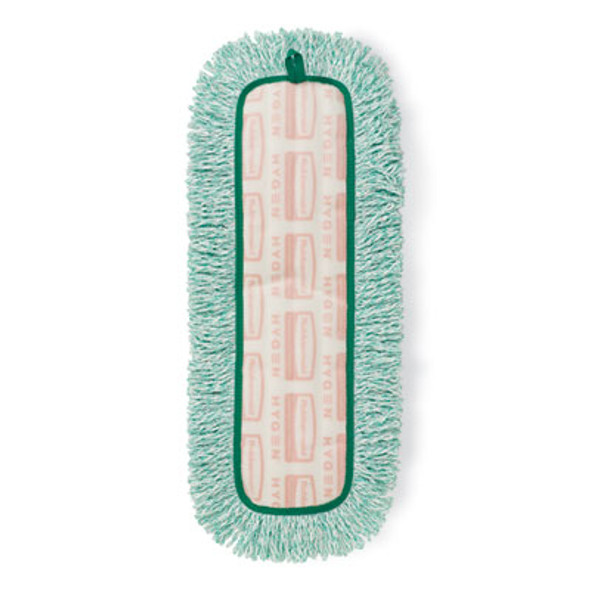 Dust Pad With Fringe, Microfiber, 18" Long, Green