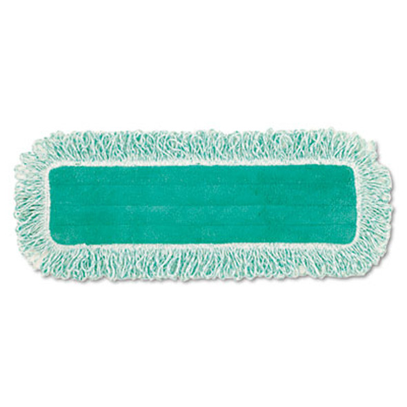 Dust Pad With Fringe, Microfiber, 18" Long, Green