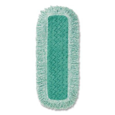 Dust Pad With Fringe, Microfiber, 18" Long, Green