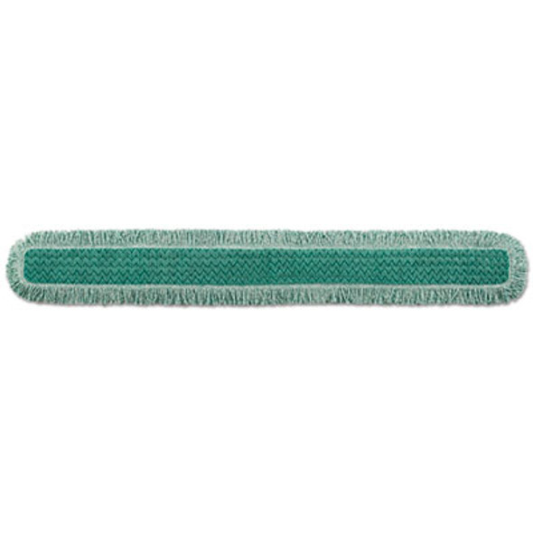 Hygen Dust Mop Heads With Fringe, Green, 60 In., Microfiber, Cut-End
