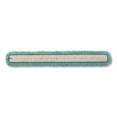 Hygen Dust Mop Heads With Fringe, Green, 60", Microfiber, Cut-End