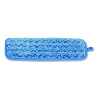 Microfiber Wall/Stair Wet Mopping Pad, 13.75 x 5.5 x 0.5, Blue