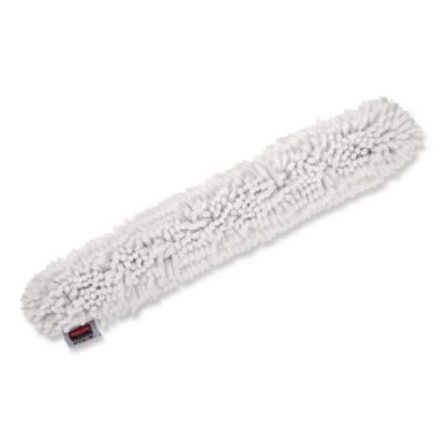 Hygen Quick-Connect Microfiber Dusting Wand Sleeve, White, 6/Carton