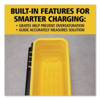 Hygen Charging Bucket, 6.8 Gal, Yellow