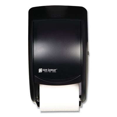 Duett Classic Standard Toilet Tissue Dispenser, 2 Roll, 7.5 x 7 x 12.75, Black Pearl