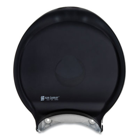 Single 12" Jbt Bath Tissue Dispenser, Classic, 1 Roll, 12.9 x 5.63 x 14.88, Transparent Black Pearl