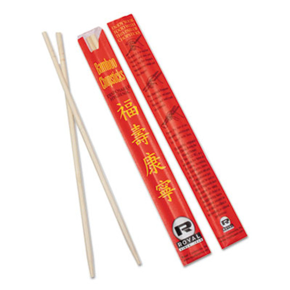 Chopsticks, Paper, 9", Natural, 1,000/Carton