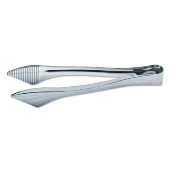 Reflections Heavyweight Plastic Utensils, Serving Tongs, 9", Silver