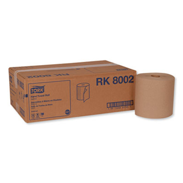 Universal Hand Towel Roll, 1-Ply, 7.88" x 800 Ft, Natural, 6 Rolls/Carton