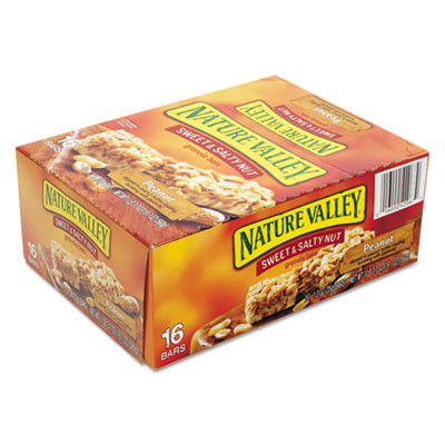 Granola Bars, Sweet And Salty Nut Peanut Cereal, 1.2 Oz Bar, 16/Box