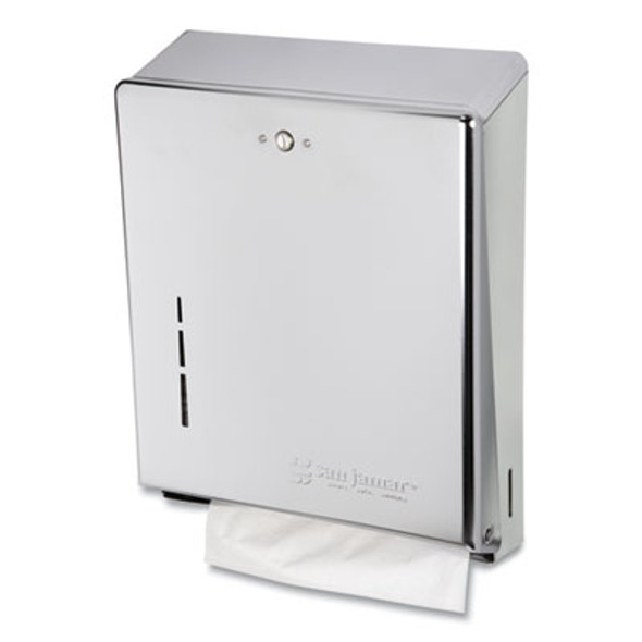 C-Fold/Multifold Towel Dispenser, 11.38 X 4 X 14.75, Chrome