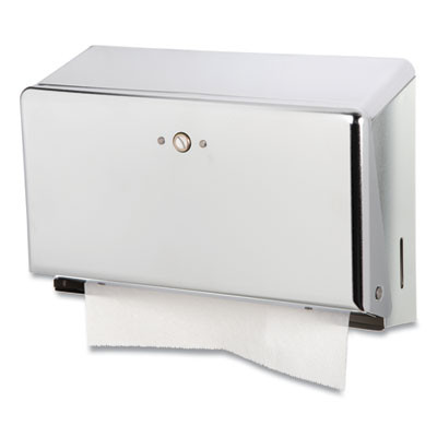 Mini C-Fold/Multifold Towel Dispenser, 11.13 X 3.88 X 7.88, Chrome