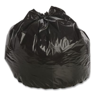 Total Recycled Content Plastic Trash Bags, 30 Gal, 1.3 Mil, 30" x 39", Black/Brown, 100/Carton