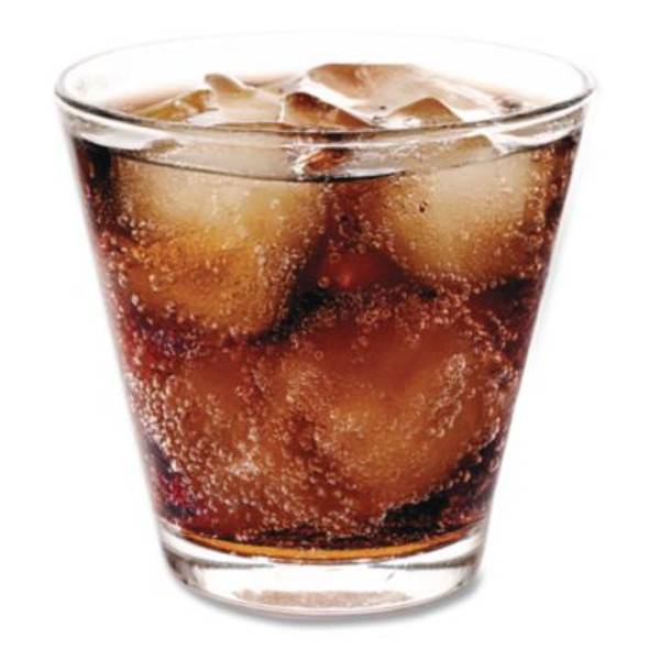 Comet Plastic Tumbler, Squat, 5 Oz, Clear, 50/Pack, 20 Packs/Carton