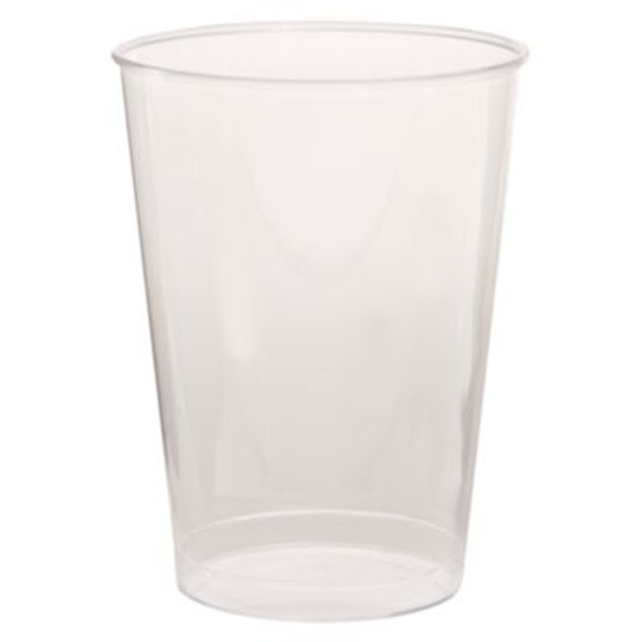 Comet Plastic Tumbler, Tall, 7 Oz, Clear, 25/Pack, 20 Packs/Carton
