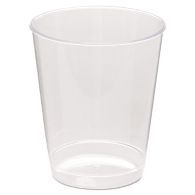 Comet Plastic Tumbler, Tall, 8 Oz, Clear, 25/Pack, 20 Packs/Carton