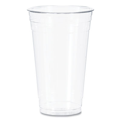 Ultra Clear Pete Cold Cups, 24 Oz, Plastic, Clear, 50/Sleeve, 12 Sleeves/Carton