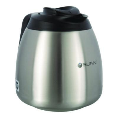 Thermal Carafe, 64 Oz, Stainless Steel/Black