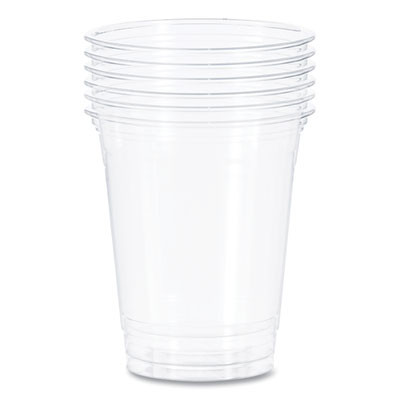 Ultra Clear Pet Cups, Tall, 10 Oz, Plastic, 50/Bag, 20 Bags/Carton