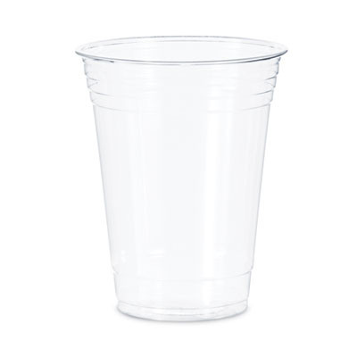 Ultra Clear Pet Cups, Squat, 16 Oz, Plastic, 50/Pack