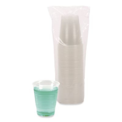 Translucent Plastic Cold Cups, 12 Oz, 50/Sleeve, 20 Sleeves/Carton
