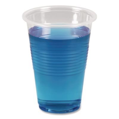 Translucent Plastic Cold Cups, 16 Oz, 50/Sleeve, 20 Sleeves/Carton