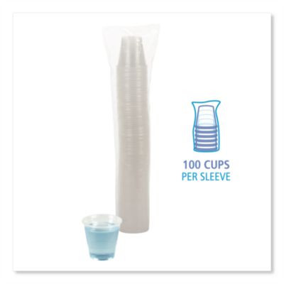 Translucent Plastic Cold Cups, 5 Oz, 100/Pack