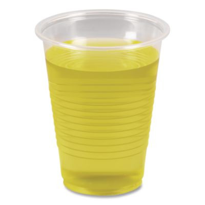 Translucent Plastic Cold Cups, 7 Oz, 100/Pack