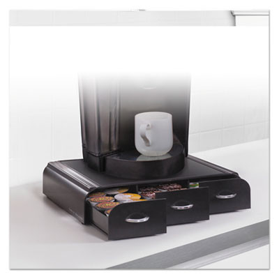Anchor 36 Capacity Coffee Pod Drawer, 13.46 x 12.87 x 2.72, Black