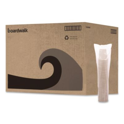 Paper Hot Cups, 10 Oz, White, 50/Sleeve, 20 Sleeves/Carton