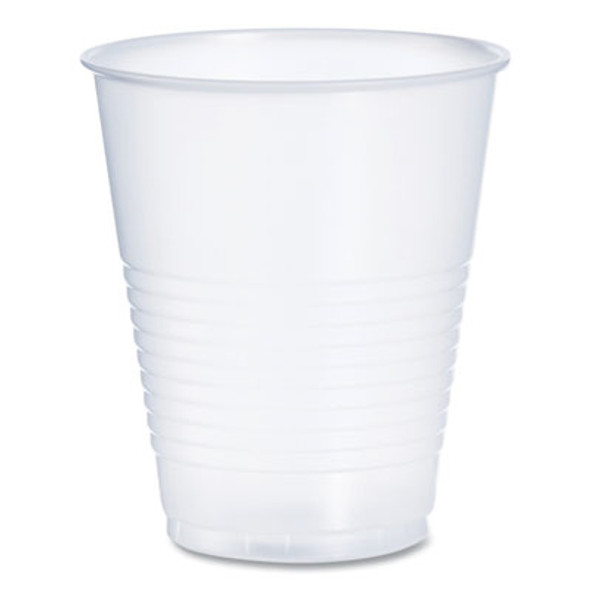 High-Impact Polystyrene Squat Cold Cups, 12 Oz, Plastic, Translucent, 50/Sleeve, 20 Sleeves/Carton
