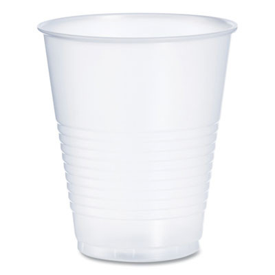 High-Impact Polystyrene Squat Cold Cups, 12 Oz, Plastic, Translucent, 50/Sleeve, 20 Sleeves/Carton
