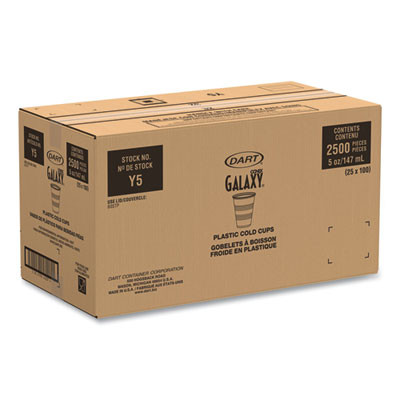 High-Impact Polystyrene Cold Cups, 5 Oz, Plastic, Translucent, 100/Pack