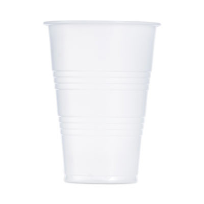 High-Impact Polystyrene Cold Cups, 7 Oz, Plastic, Translucent, 100/Sleeve, 25 Sleeves/Carton