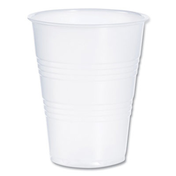 High-Impact Polystyrene Cold Cups, 9 Oz, Plastic, Translucent, 100/Sleeve, 25 Sleeves/Carton