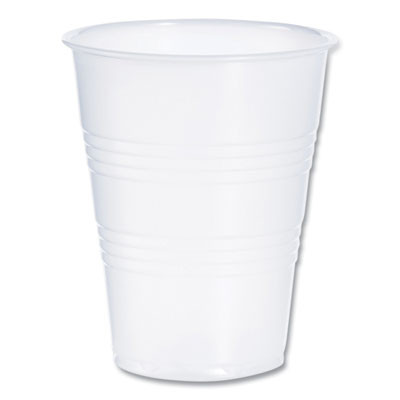 High-Impact Polystyrene Cold Cups, 9 Oz, Plastic, Translucent, 100/Sleeve, 25 Sleeves/Carton