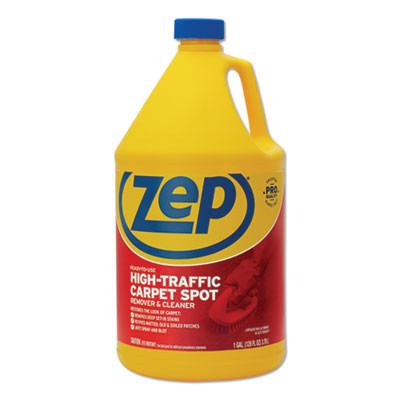 High Traffic Carpet Cleaner, Mild Scent, 1 Gal Can, 4/Carton