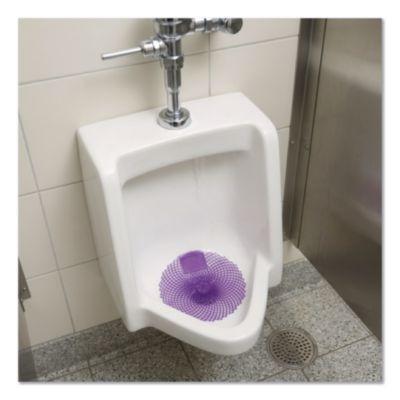 Eclipse Urinal Screen, Lavender Fields Scent, Dark Purple, 12/Box, 3 Boxes/Carton