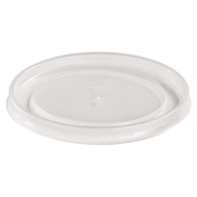 Plastic High Heat Vented Lid, Fits 16 Oz To 32 Oz Containers, White, 50/Bag, 10 Bags/Carton