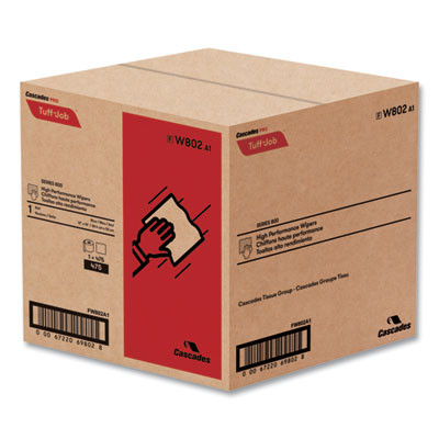 Tuff-Job Spunlace Towels, Jumbo Roll, 12 x 13, Blue, 475/Roll