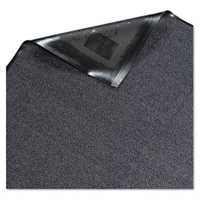 Platinum Series Walk-Off Indoor Wiper Mat, Rectangular, Gray Carpeted Surface, 36" x 60"
