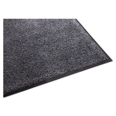 Platinum Series Walk-Off Indoor Wiper Mat, Rectangular, Gray Carpeted Surface, 48" x 72"
