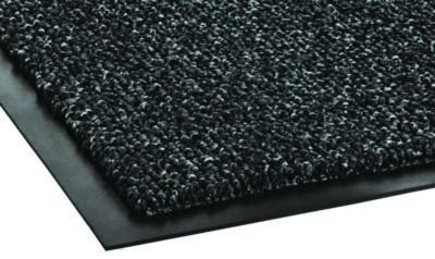 Cross-Over Wiper/Scraper Mat, Rectangular, Gray Carpeted Surface, 48" x 72"