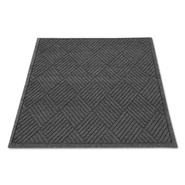 Ecoguard Diamond Floor Mats, Rectangular, Charcoal Gray Carpeted Surface, 36" x 48"