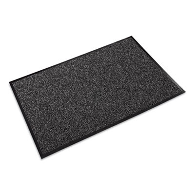 Fore-Runner Outdoor Scraper Mat, Gray Loop-Twist Ribbed Polypropylene Surface, 36" x 60"