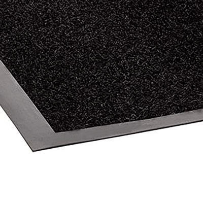 Jasper Indoor/Outdoor Scraper Mat, Black Cut Pile Nylon Surface, 48" x 72"